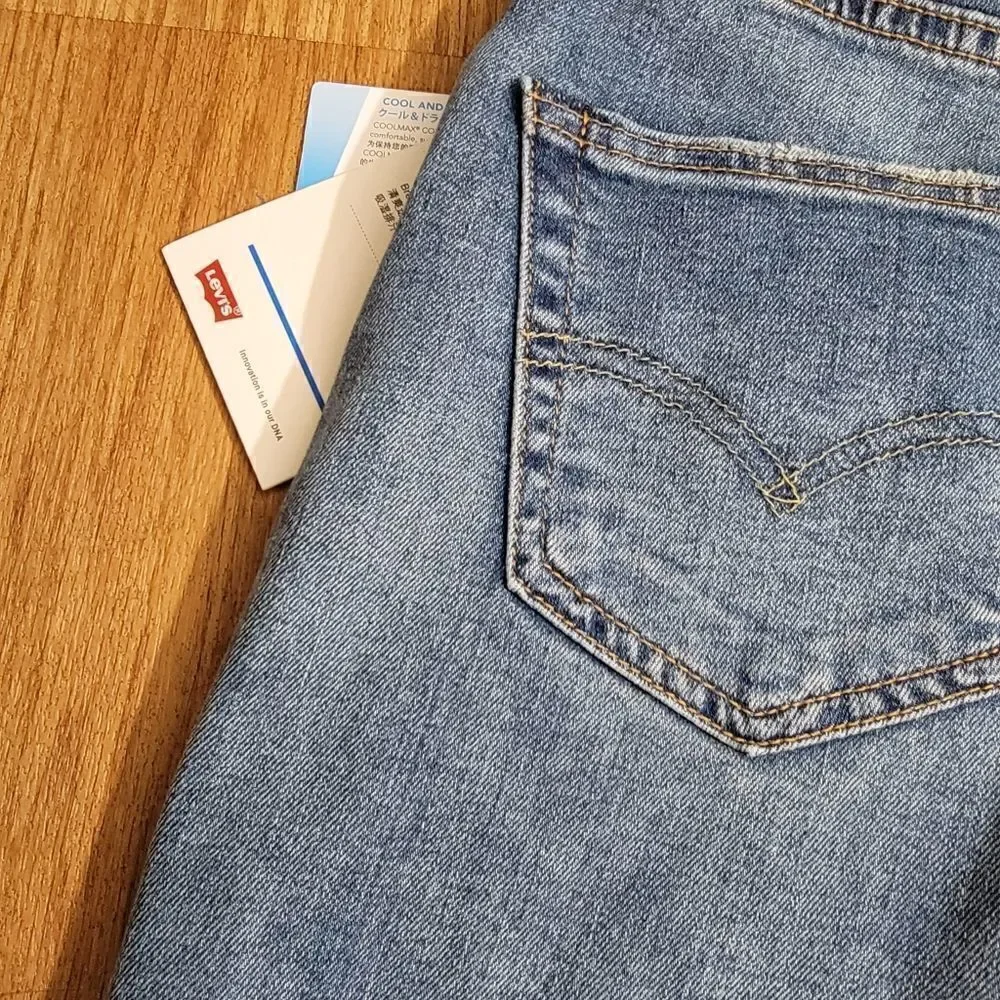 Levi's Premium 505 Regular Denim Jeans Shorts Medium Wash Men's Waist Size 29